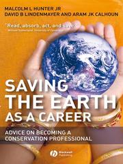 Cover of: Saving the Earth as a Career