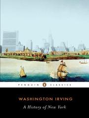 Cover of: A History of New York by Washington Irving