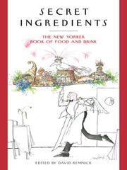 Cover of: Secret Ingredients by David Remnick