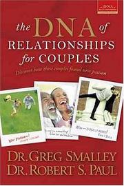 Cover of: The DNA of relationships for couples by Greg Smalley