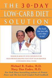 Cover of: The 30-Day Low-Carb Diet Solution | Michael R. Eades