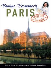 Cover of: Pauline Frommer's Paris by Margie Rynn