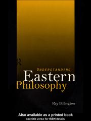 Cover of: Understanding Eastern Philosophy by Ray Billington