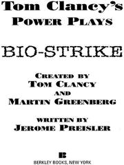 Cover of: Bio-strike by Tom Clancy