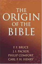 Cover of: The Origin of the Bible