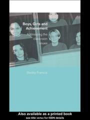 Cover of: Boys, Girls and Achievement
