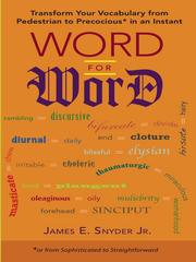 Cover of: Word for Word