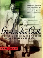 Cover of: Gertruda's Oath by Ram Oren, Ram Oren