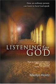 Cover of: Listening for God: How an Ordinary Person Can Learn to Hear God Speak