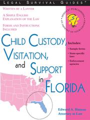 Cover of: Child Custody, Visitation, and Support in Florida by Edward Haman