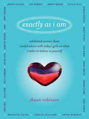 Cover of: Exactly As I Am by Shaun Robinson, Shaun Robinson