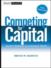 Cover of: Competing for Capital by Bruce W. Marcus