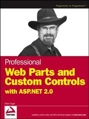Cover of: Professional Web Parts and Custom Controls with ASP.NET 2.0