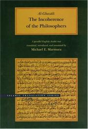 Cover of: The Incoherence of the Philosophers by al-Ghazzālī
