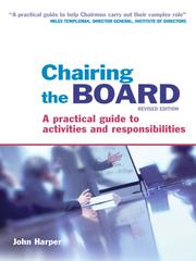 Cover of: Chairing The Board