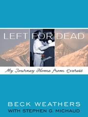 Cover of: Left for Dead | Beck Weathers