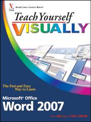 Cover of: Teach Yourself VISUALLY Word 2007 by Elaine J. Marmel