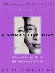 Cover of: A Woman Like That | Joan Larkin