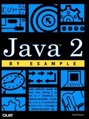 Cover of: Java 2 by Example by Geoff Friesen