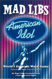 Cover of: American Idol Mad Libs