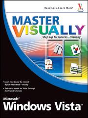 Cover of: Master VISUALLY Microsoft Windows Vista by Rob Tidrow