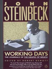 Cover of: Working Days by John Steinbeck