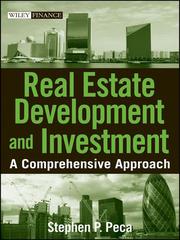 Cover of: Real Estate Development and Investment