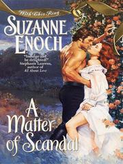 Cover of: A Matter of Scandal by Suzanne Enoch