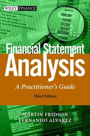 Cover of: Financial Statement Analysis by Martin S. Fridson