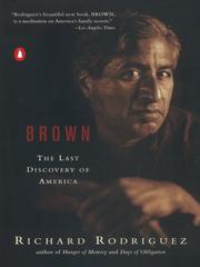 Cover of: Brown by Richard Rodriguez