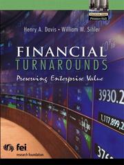 Cover of: Financial Turnarounds by Henry A. Davis