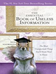 Cover of: The Essential Book of Useless Information