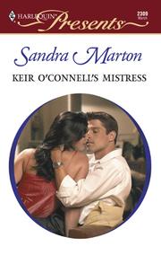 Cover of: Keir O'Connell's Mistress by Sandra Marton