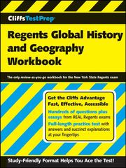 Cover of: CliffsTestPrep Regents Global History and Geography Workbook