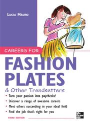 Cover of: Careers for Fashion Plates & Other Trendsetters by Lucia Mauro