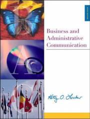 Cover of: Business and Administrative Communication with CD, PowerWeb, and BComm Skill Booster