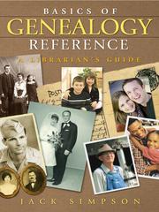 Cover of: Basics of Genealogy Reference by Jack Simpson