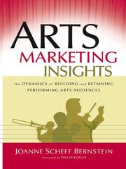 Cover of: Arts Marketing Insights | Joanne Scheff Bernstein