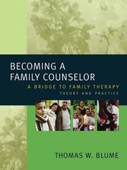 Cover of: Becoming a Family Counselor