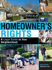Cover of: Homeowner's Rights by Mark Warda