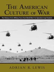 Cover of: The American Culture of War