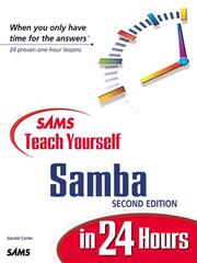 Cover of: Sams Teach Yourself Samba in 24 Hours, Second Edition by Gerald Carter