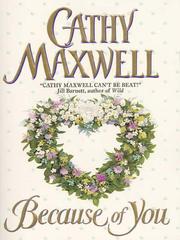 Cover of: Because of You by Cathy Maxwell