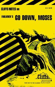 Cover of: CliffsNotes Faulkner's Go Down, Moses