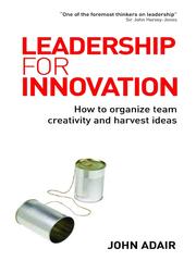Cover of: Leadership for Innovation