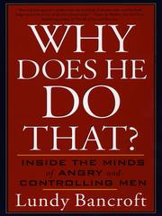 Cover of: Why Does He Do That? by Lundy Bancroft, Lundy Bancroft