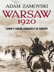 Cover of: Warsaw 1920 by Adam Zamoyski