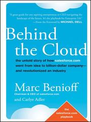 Cover of: Behind the Cloud by Marc R. Benioff