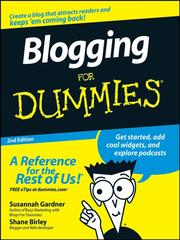 Cover of: Blogging For Dummies by Susannah Gardner