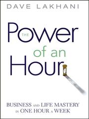 Cover of: Power of An Hour by Dave Lakhani